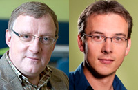 Prof. Dr. Reimund Schwarze und Johannes Förster vom UFZ.