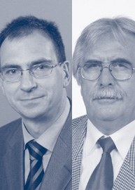 vlnr.: Prof. Dr. Klaus Peters, Prof. Dr. Rudolf Maier