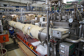 Das ALPS-Experiment sucht nach exotischen Teilchen, die nur sehr schwach mit unserer Welt wechselwirken. Bild: DESY