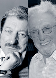 Prof. Jörn Thiede und Prof. Gotthilf Hempel