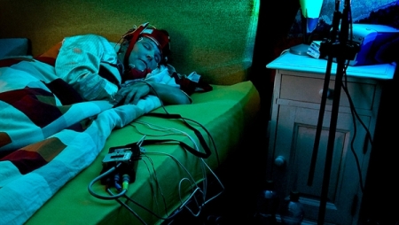 Test subject sleep laboratory