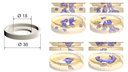 3D X-ray CT multi-phase flows