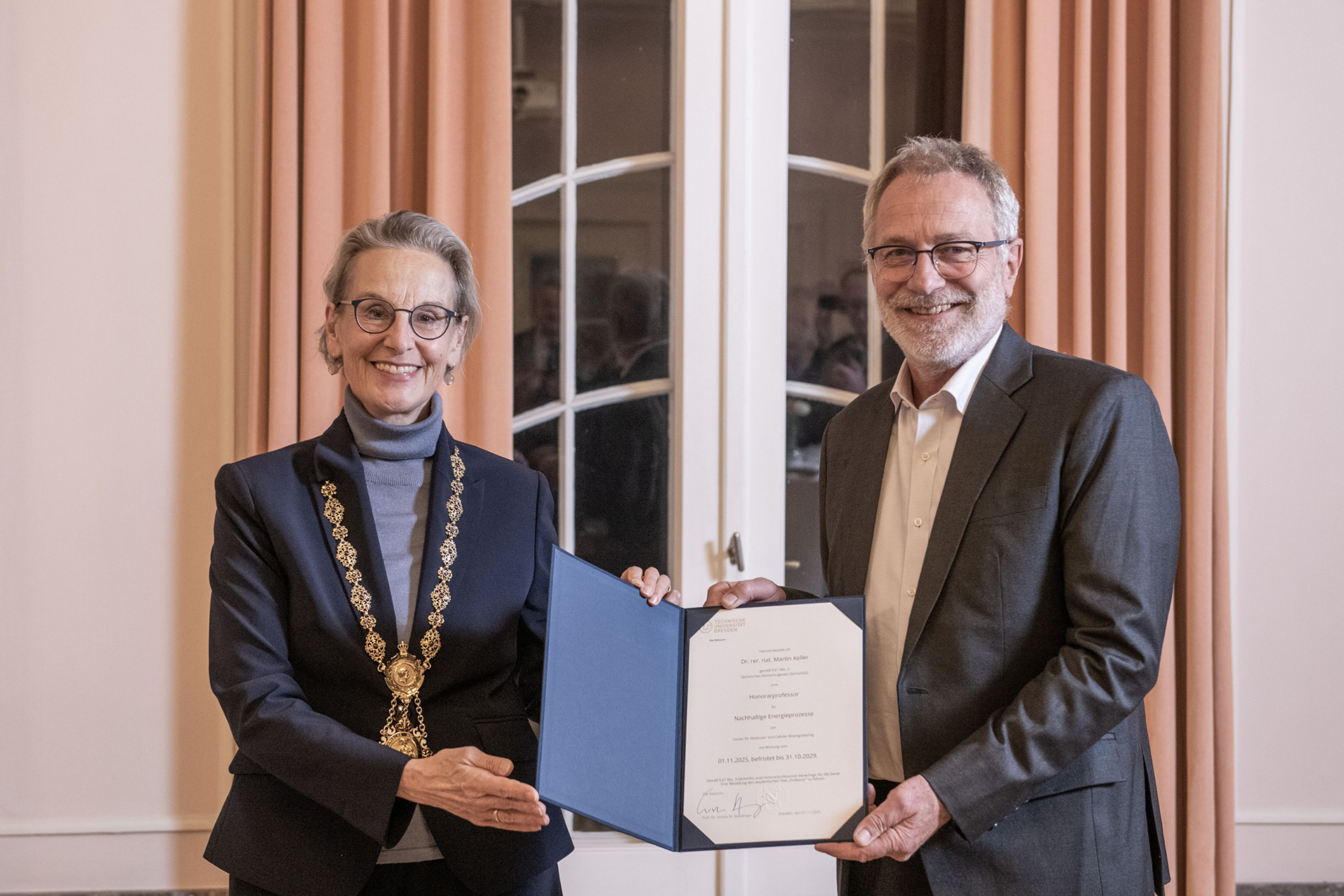 TU Dresden bestellt Helmholtz-Präsident Martin Keller als Honorarprofessor