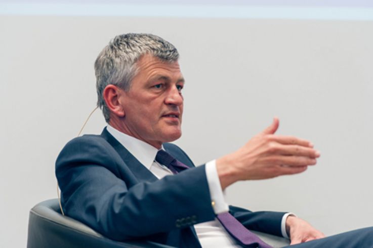 Podiumsdiskussion in der Bayerischen Akademie der Wissenschaften, Helmholtz und Uni; v.L.n.R. LMU Praesident Bernd Huber,Foto: Andreas Heddergott / Verwendung frei fuer die Berichterstattung ueber die TU Muenchen unter Nennung des Copyrights