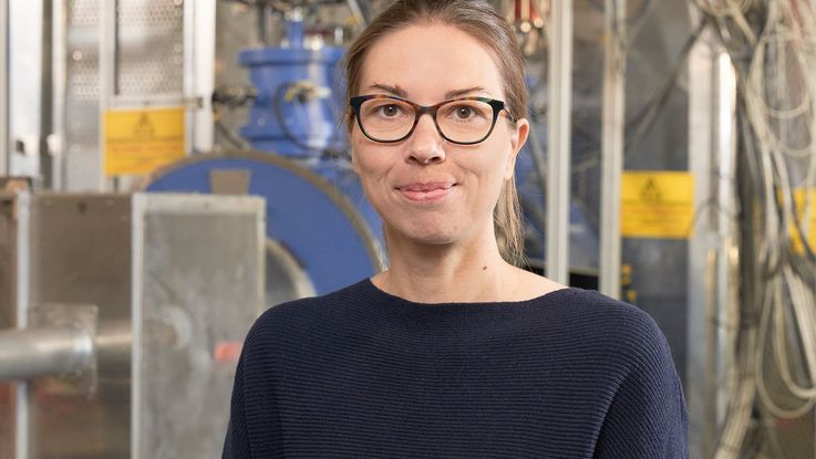 Kathrin Valerius ist Professorin für Astroteilchenphysik am Karsruher Institut für Technologie.