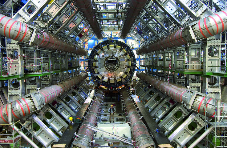 ATLAS, einer der Teilchendetektoren des Large Hadron Collider (LHC), CERN. Bild: CERN/ Maximilien Brice