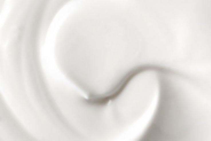Close up of fresh yogurt