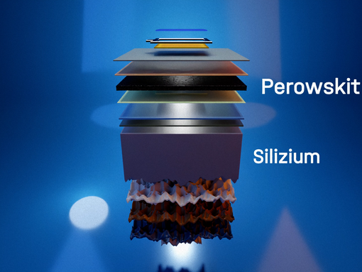 Perowskit/Silizium-Tandemsolarzelle 