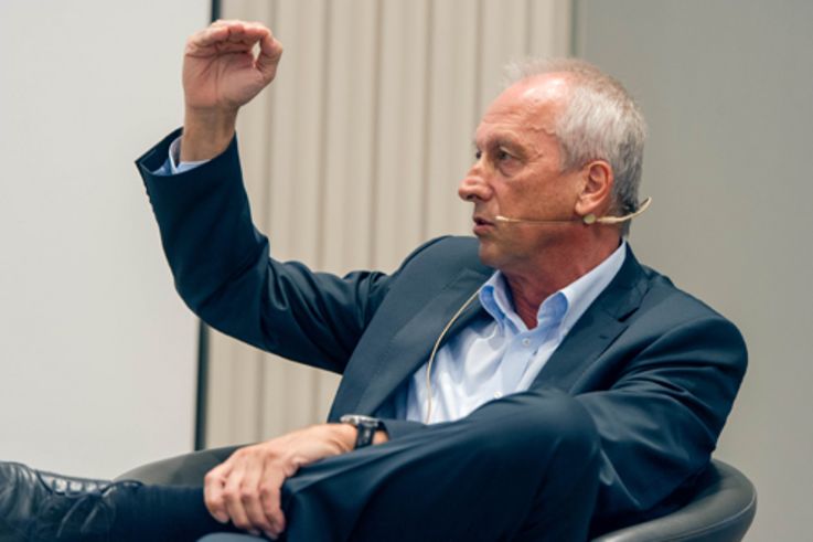 Podiumsdiskussion in der Bayerischen Akademie der Wissenschaften, Helmholtz und Uni; Prof. Peter GrussFoto: Andreas Heddergott / Verwendung frei fuer die Berichterstattung ueber die TU Muenchen unter Nennung des Copyrights