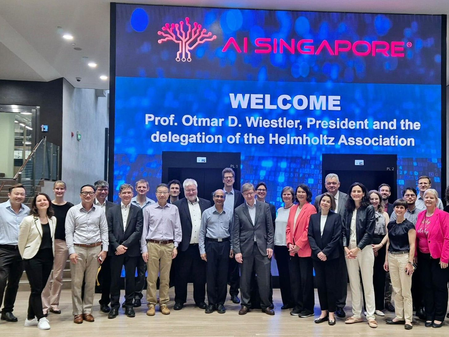 Helmholtz-Delegation besucht Singapur
