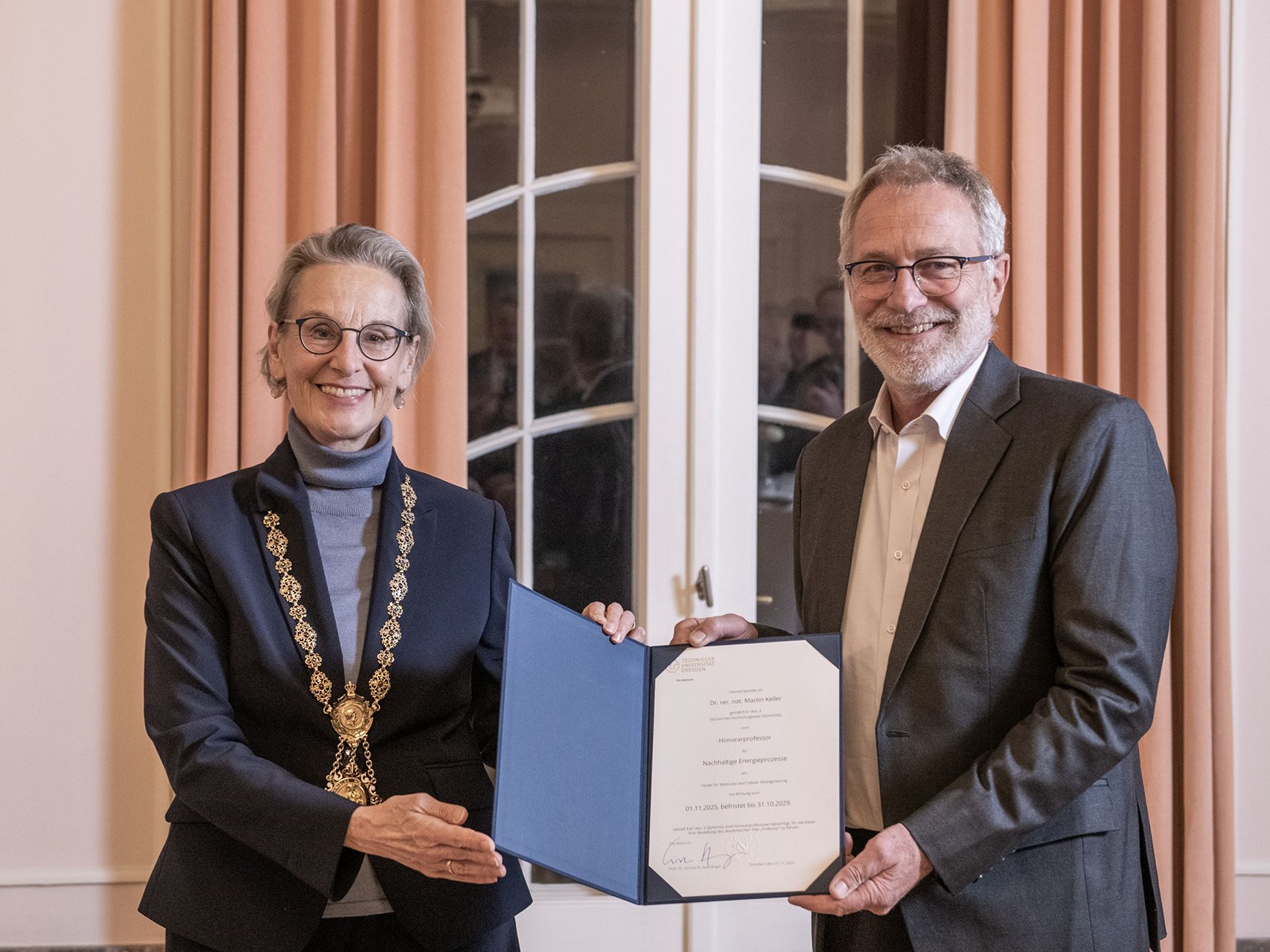 TU Dresden bestellt Helmholtz-Präsident Martin Keller als Honorarprofessor
