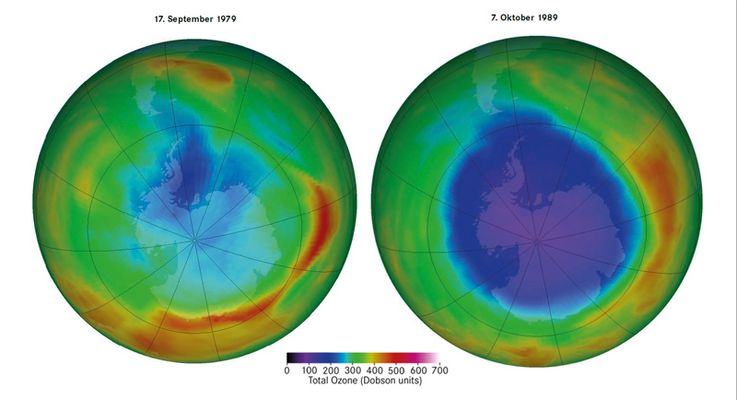 Zersetzung gestoppt Auch dank der Leistung von Forschern schließt sich das Ozonloch über der Antarktis allmählich wieder.