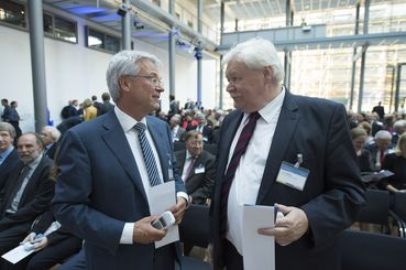 18 SEP 2014, BERLIN/GERMANY:Abendveranstaltung anl. der Jahrestagung 2014 der Helmholtz Gemeinschaft, Telekom HauptstadtrepraesentanzIMAGE: 20140918-01