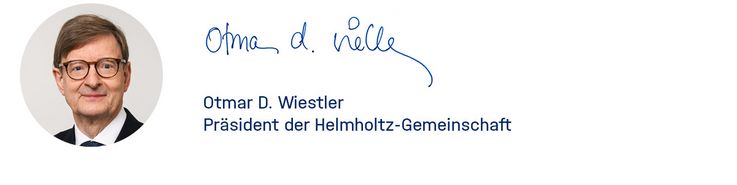 Otmar D. Wiestler, Präsident der Helmholtz-Gemeinschaft